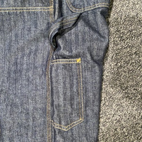 Vintage Polo Ralph Lauren Jeans Carpenter Double Knee 3 Sizes 30" Length RARE - Picture 2 of 8